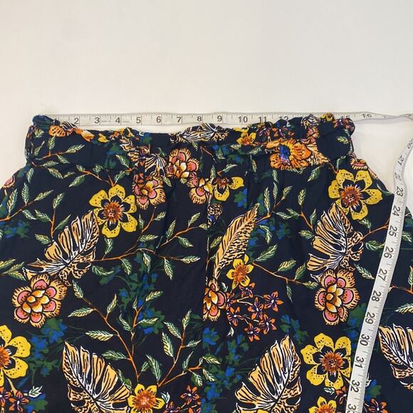 Miss Selfie Wide Leg Floral Casual Boho Stretchy Pants Rayon EUC Sz XL Rayon - Picture 8 of 13